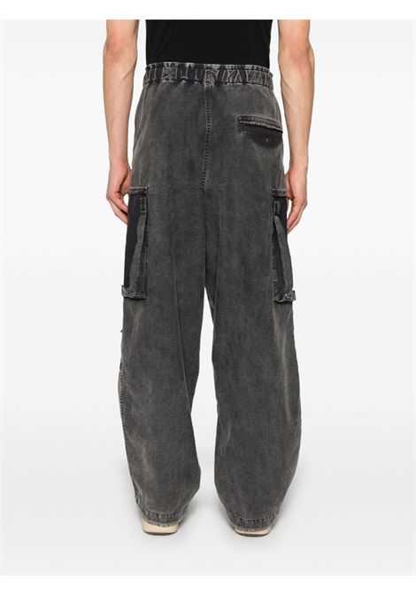 pantaloni cargo uomo neri MAISON MIHARA YASUHIRO | J14PT172BLACK